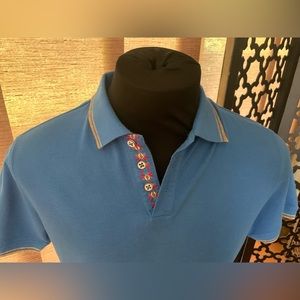 Robert Graham Polo Shirt sz Medium